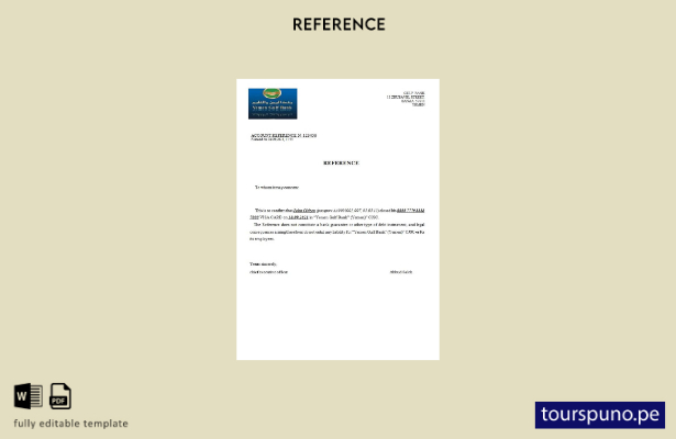 lista para imprimir plantilla de referencia de cierre del Banco del Golfo de Yem